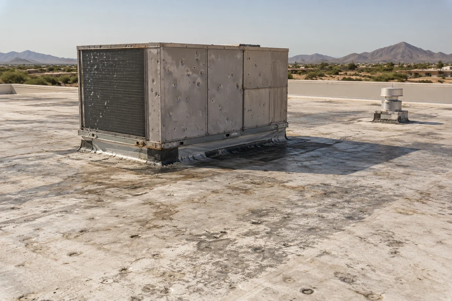 Commercial Roof Hail Damage Repair in Rio Rancho, NM