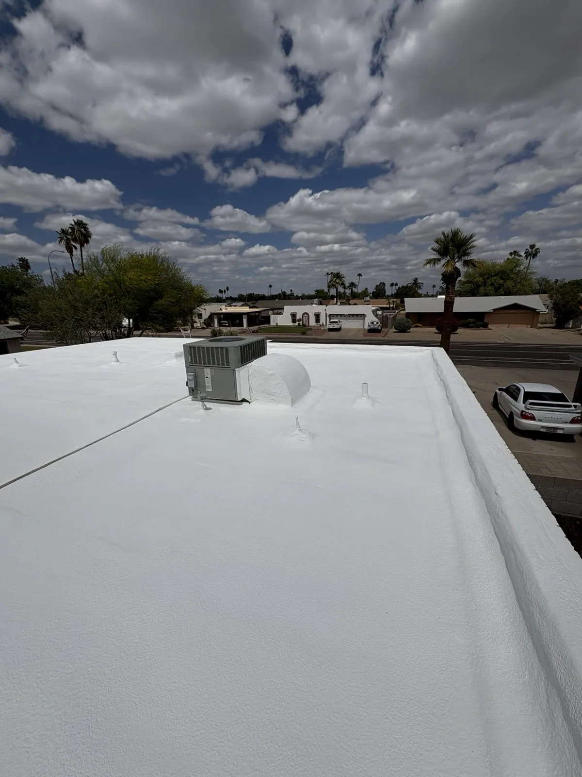 Commercial Roof Heat and UV Damage Repair in Rio Rancho, NM Commercial Roof Heat and UV Damage Repair in Rio Rancho, NM