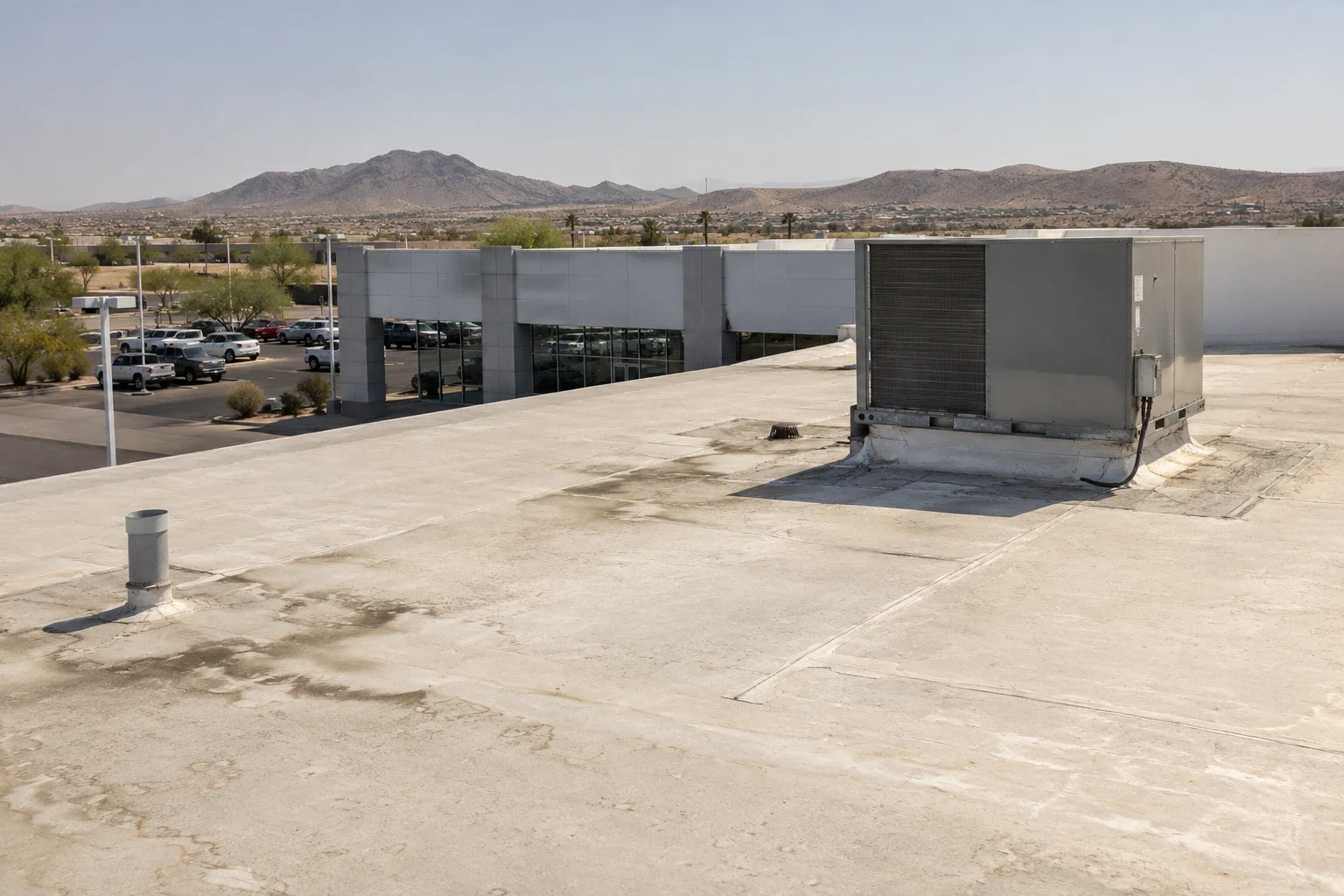 Auto Dealership Roofing in Rio Rancho, NM Auto Dealership Roofing in Rio Rancho, NM