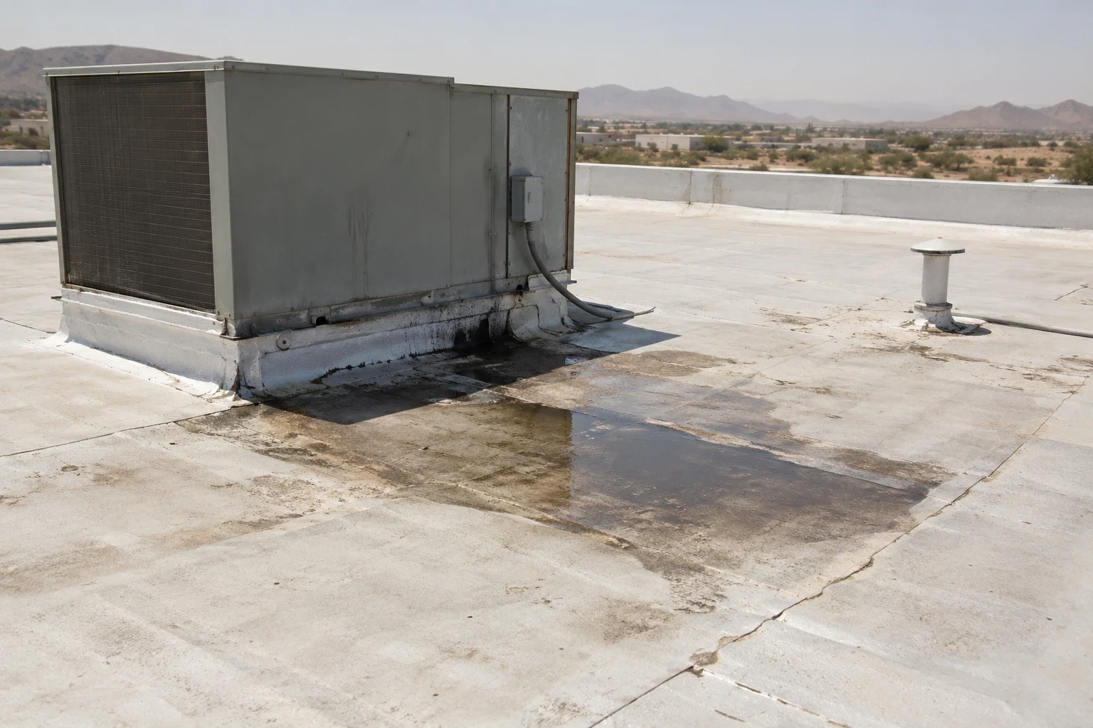 Commercial Roof Membrane Puncture Repair in Rio Rancho, NM