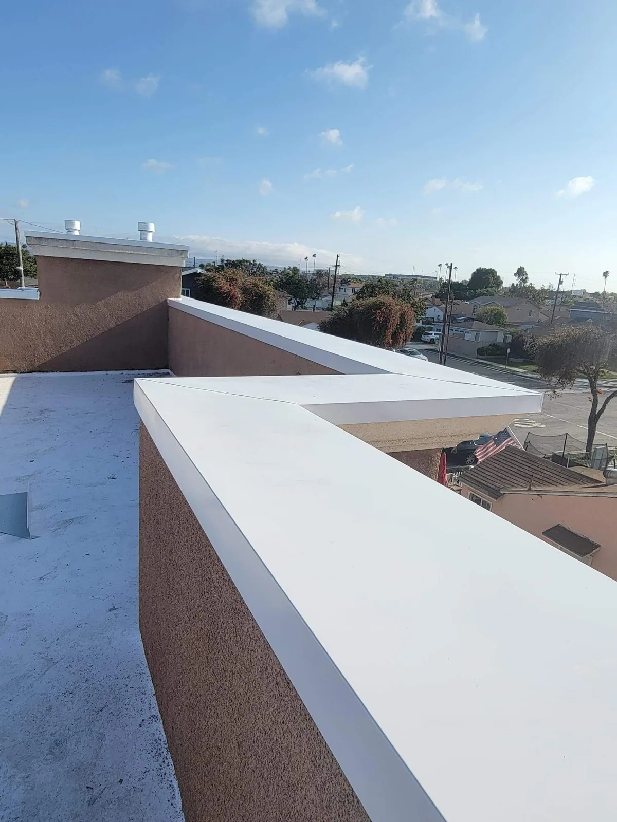 Commercial Roof Edge Metal, Coping, and Gutters in Rio Rancho, NM Commercial Roof Edge Metal, Coping, and Gutters in Rio Rancho, NM